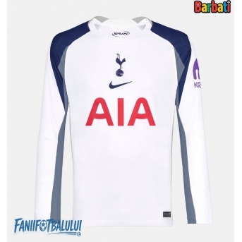 Tottenham Hotspur Tricou Fotbal Replică 2025-26 Barbati Acasa Mâneci Lungi